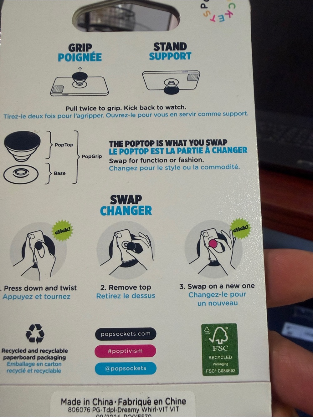 PopSockets PopGrip new - Picture 2 of 2